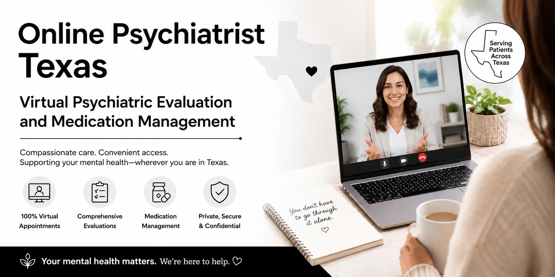Online Psychiatrist Texas