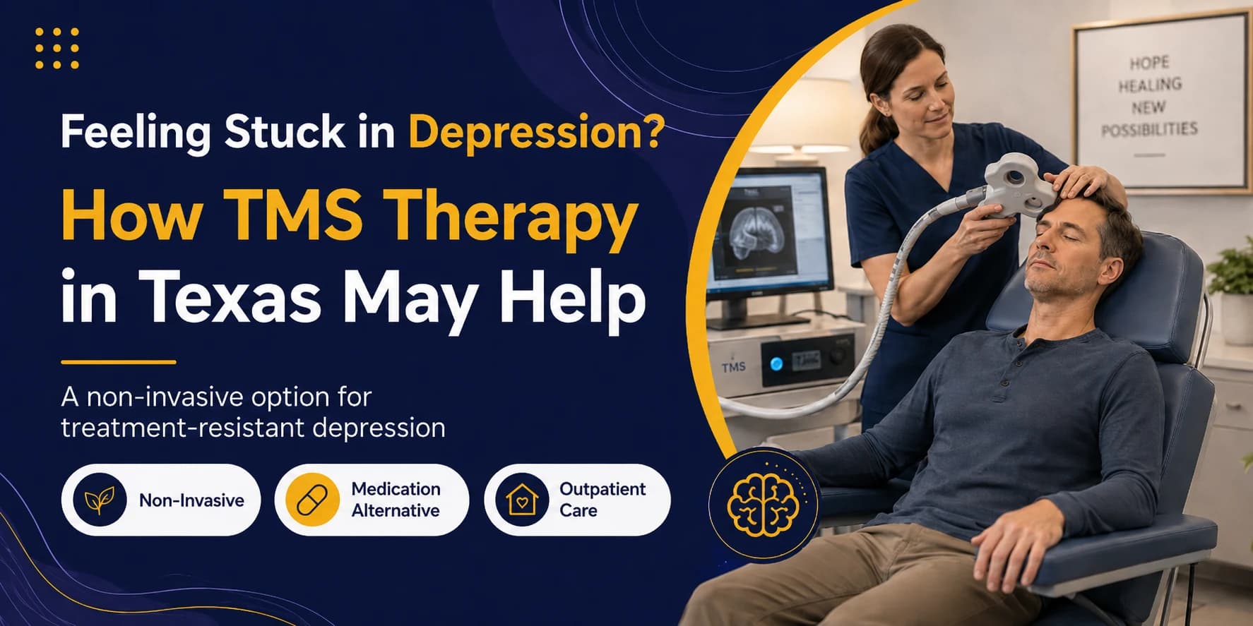 TMS therapy for depression in Texas