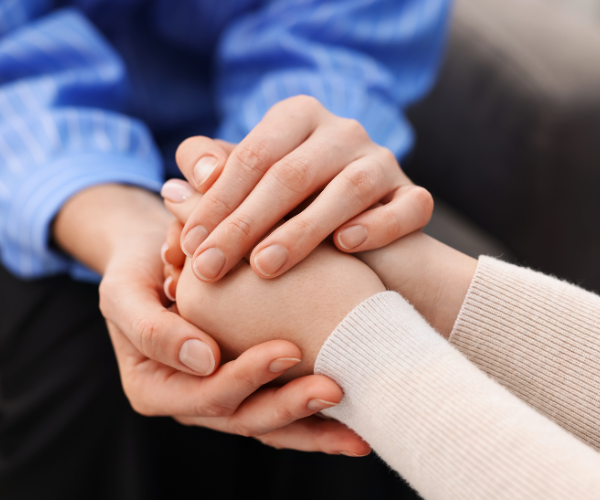 Patient receiving psychiatric care
